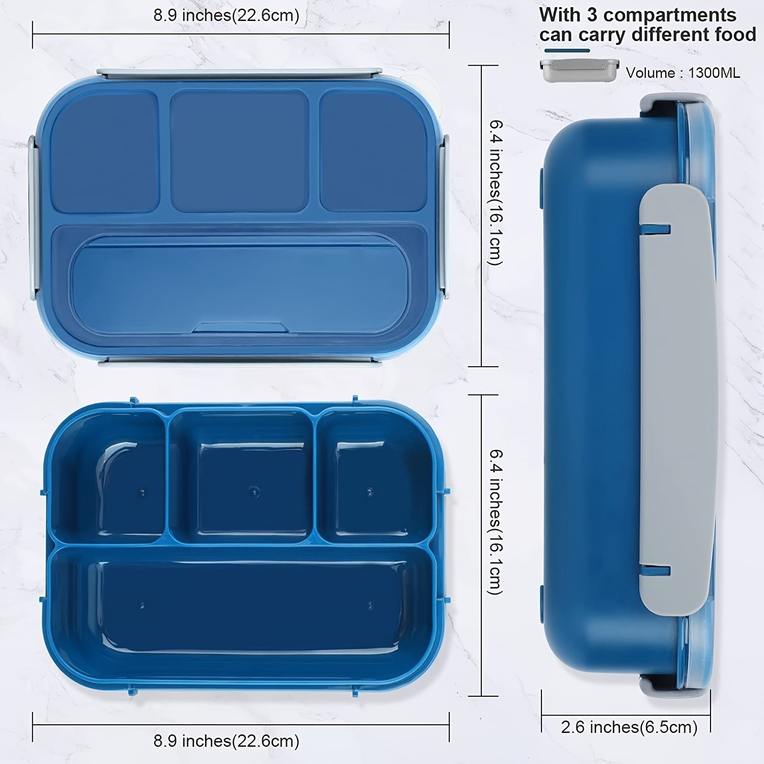 Insulated Kids Plastic Food Container, 1 Piece Lunch Box childrensterritory