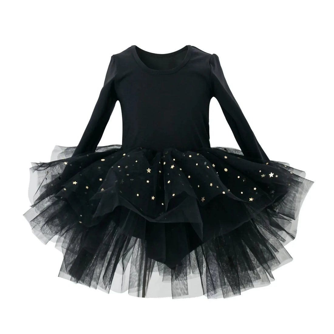 Tulle Puffy Tiered Long Tail Flower Girl Dresses For Wedding Party