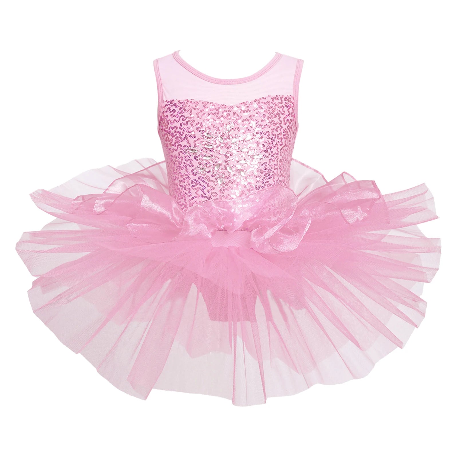 Kids Girls Shiny Sequins Leotards/Dancewear childrensterritory