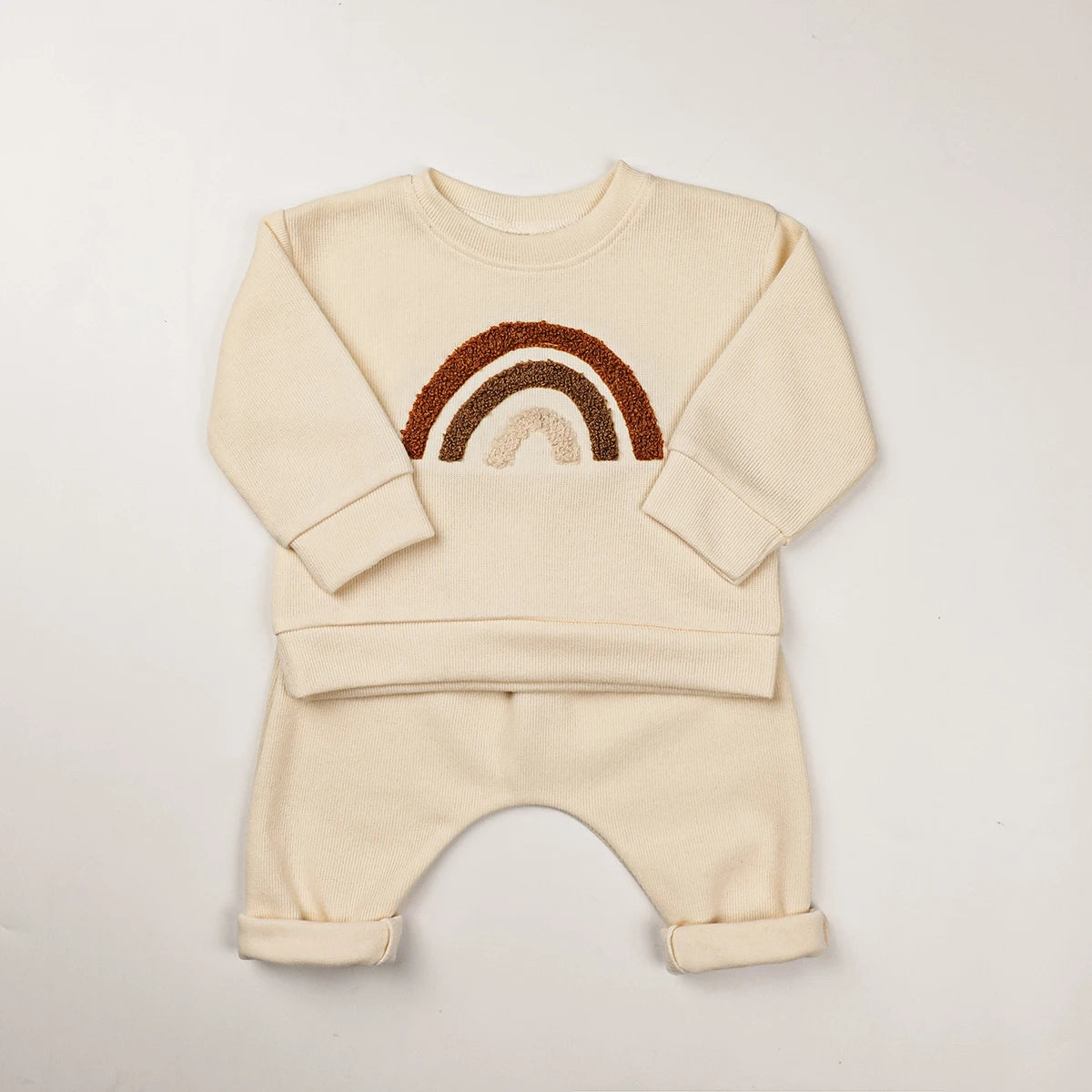 Baby Boy/Girl Casual Sweater + Loose Trouser 2pcs Set