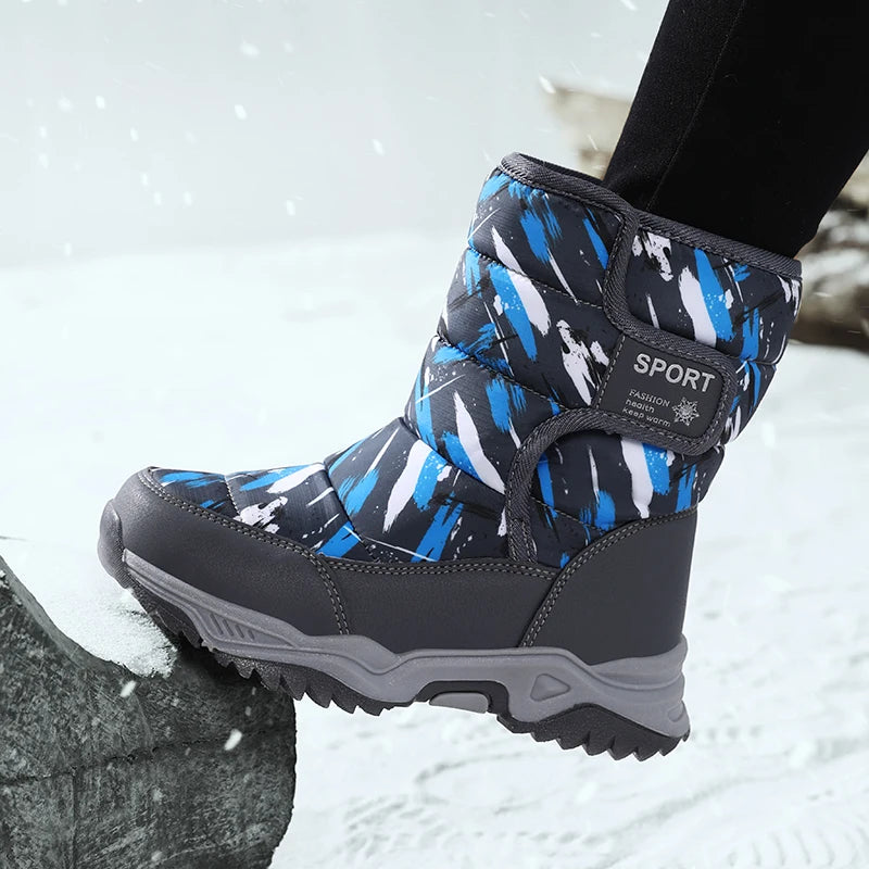 Stylish Waterproof Warm Outdoor Boots For Kids childrensterritory