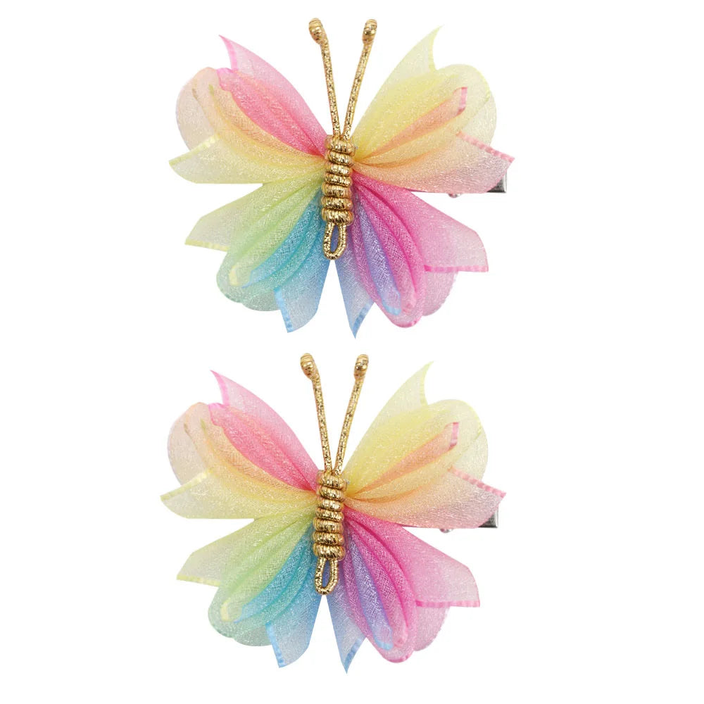 Gradient Butterfly Hair Clip Hair Accessories for Girls