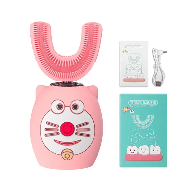 Automatic USB Rechargeable Kids U Shape Toothbrush childrensterritory