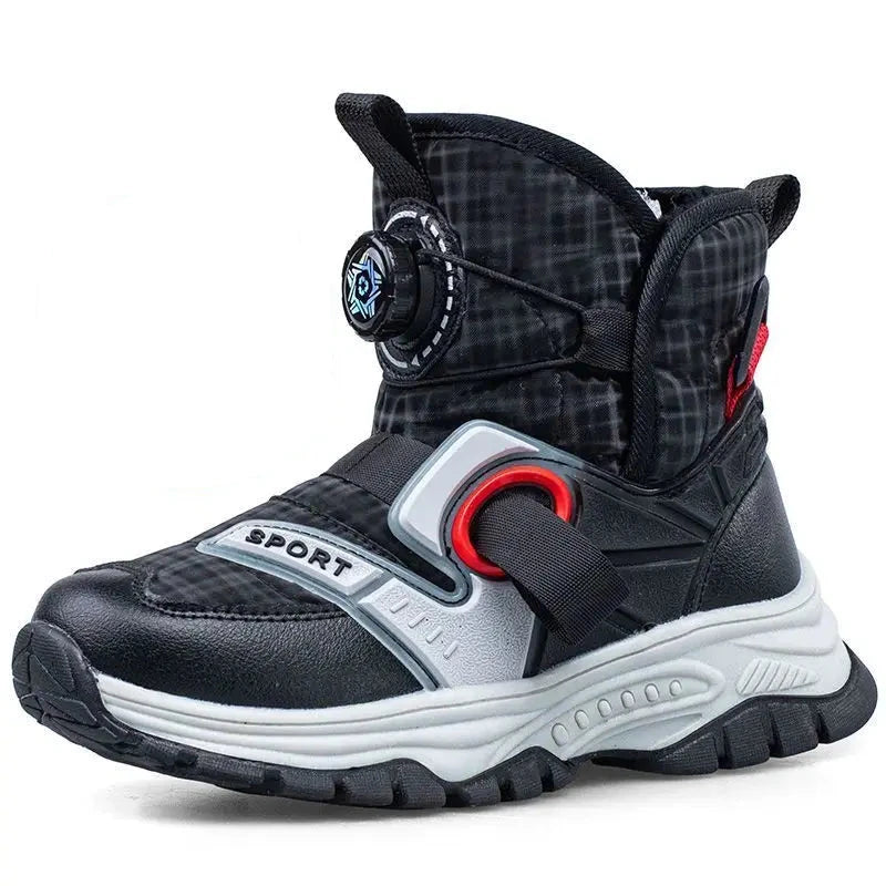 Boys Waterproof Antislip Thickened Ice Claws Boots childrensterritory