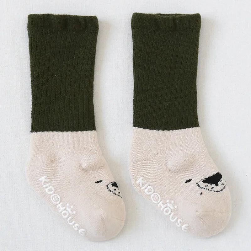 Baby Non-Slip Soft Cartoon Design Winter Socks
