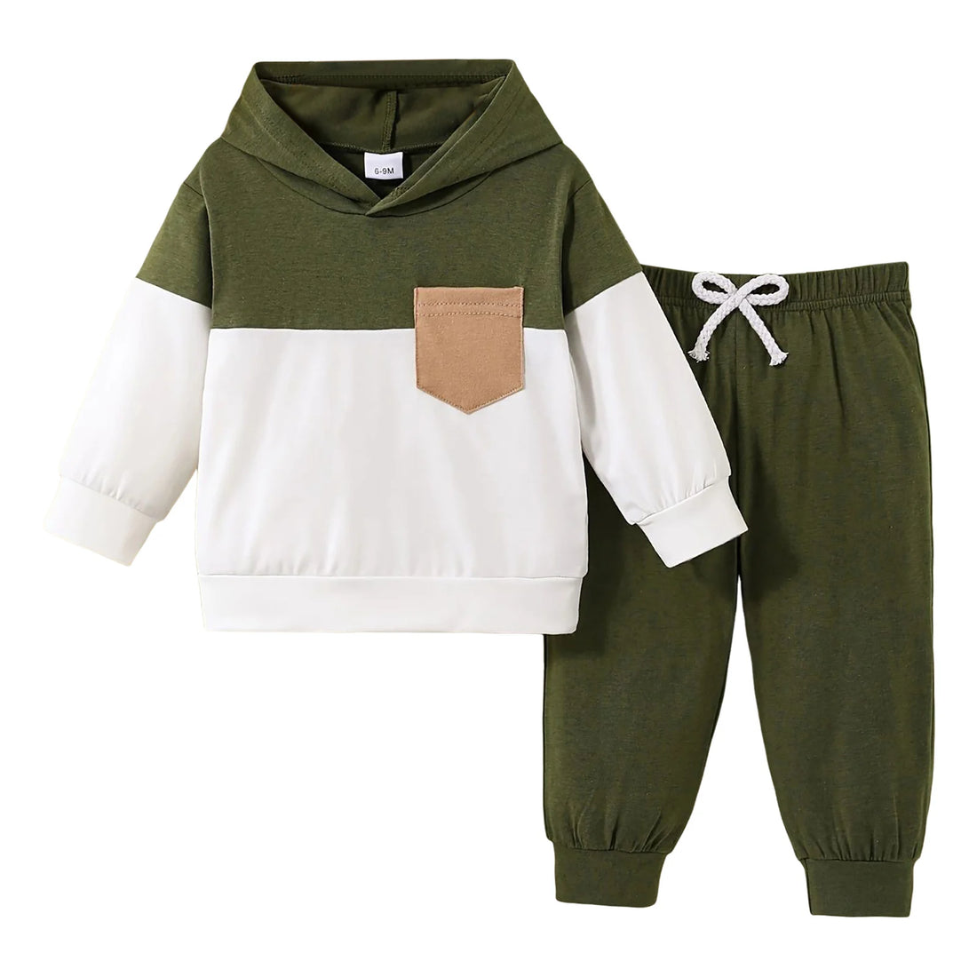 Kids Boys Blocking Hoodie with Pant Suit