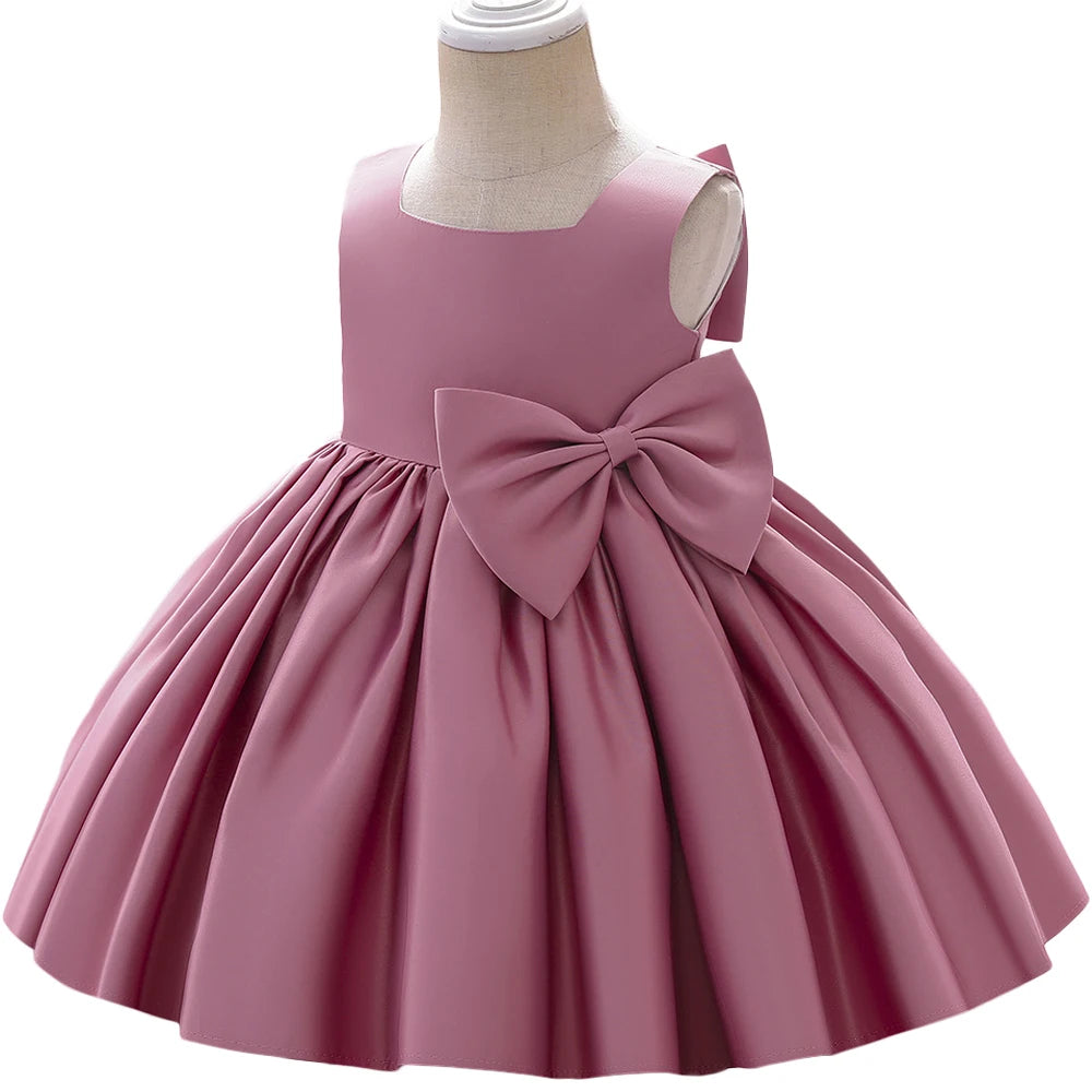 Baby/Kids Girls Bowknot Design Princess Birthday Party Dresses