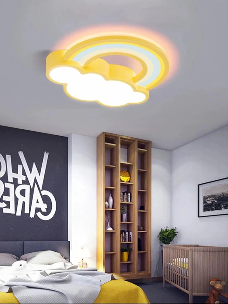 Rainbow Clouds Design Ceiling Lamp for Bedroom childrensterritory