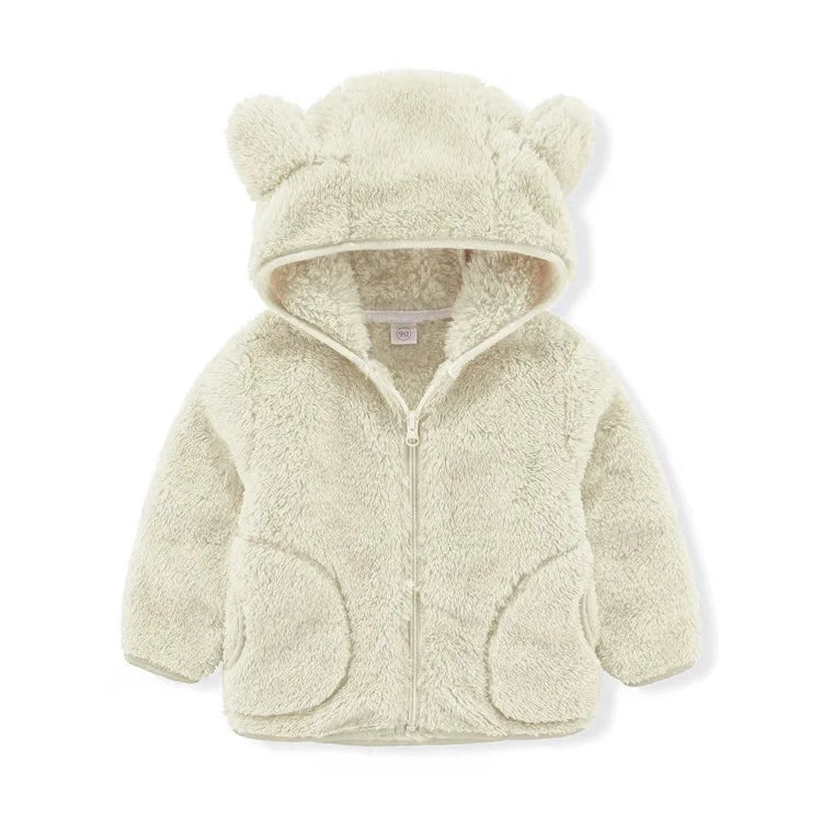 Toddler Boys Girls Warm Fleece Colorful Hoodies Jackets childrensterritory