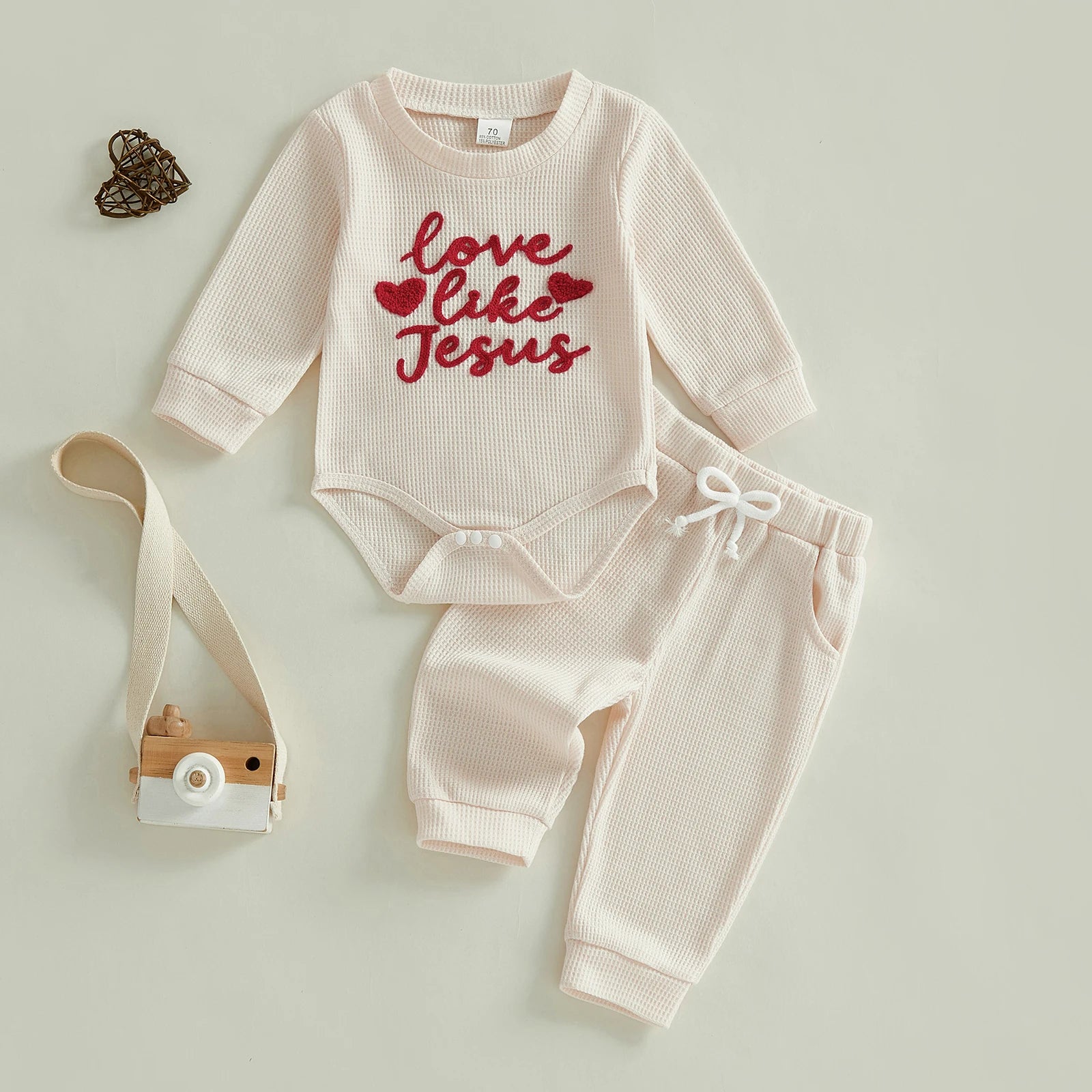 Baby Boys’ Embroidered Winter Casual Outfit Set childrensterritory
