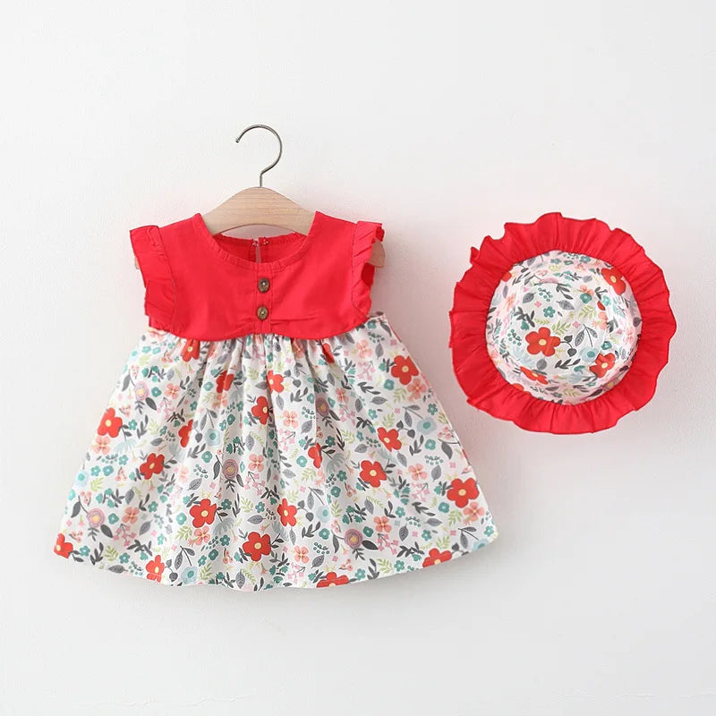 Sleeveless 2-Set Summer Beach Outfit for Girls childrensterritory