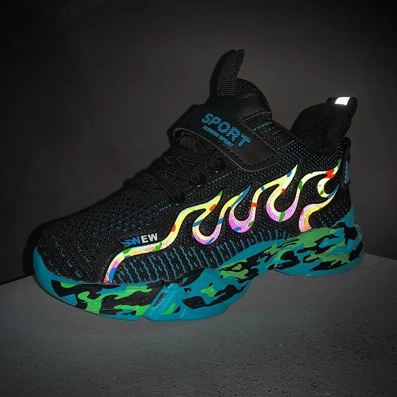 Non-slip Lightweight Kids Boys Sports Shoes childrensterritory