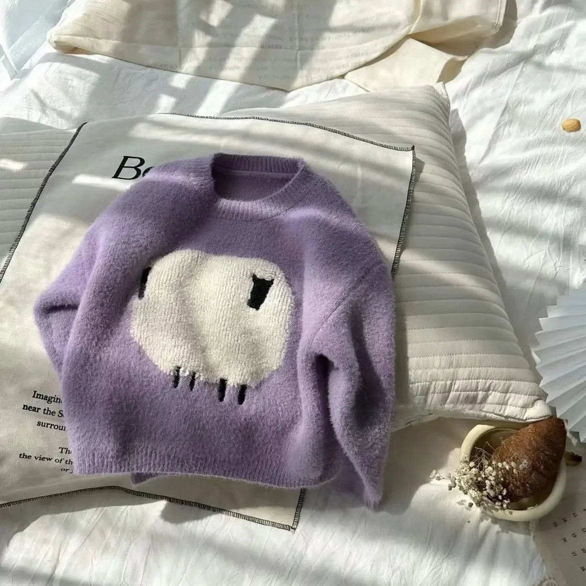 Warm Love Knitting Little Girls Sweater childrensterritory