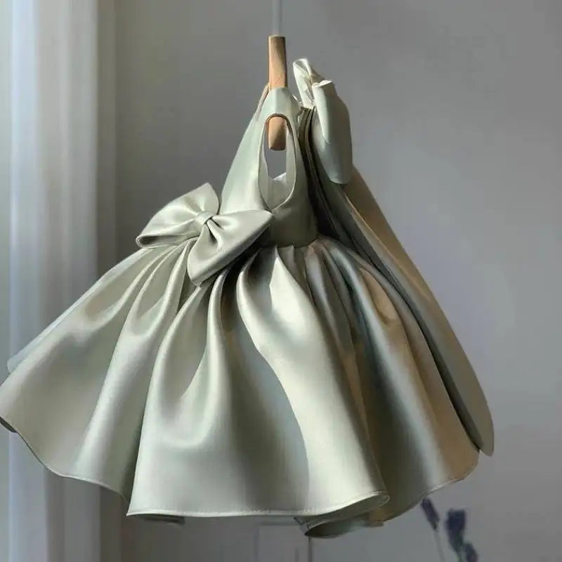 Baby/Kids Girls Bowknot Design Princess Birthday Party Dresses
