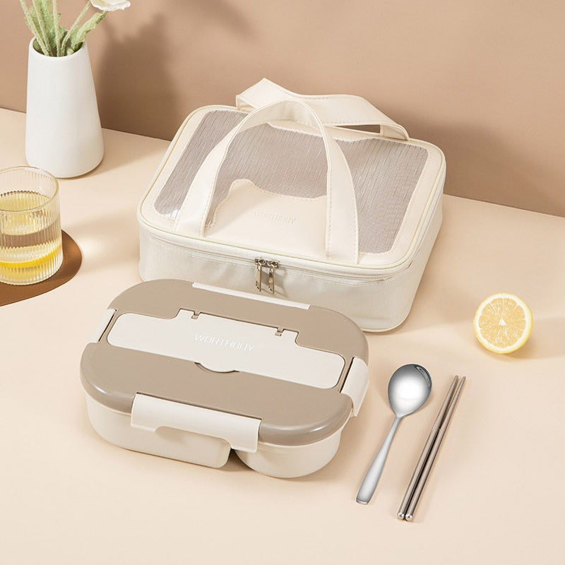 Kid Adult Leak-Proof Portable Lunch Box With Compartment childrensterritory