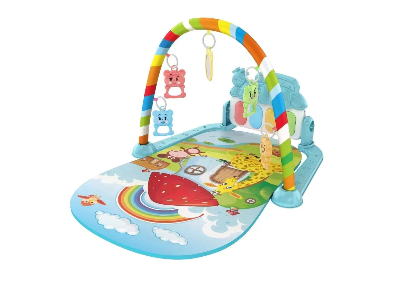 Baby Cartoon Design Musical Piano Crawling Pad childrensterritory
