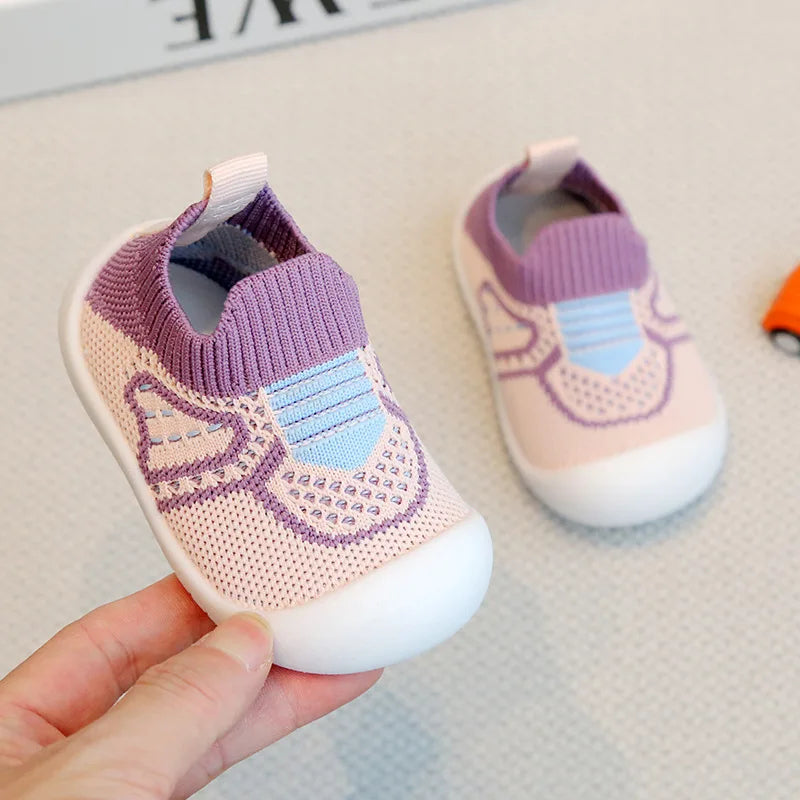 Kids Solid Color Soft Casual Shoes