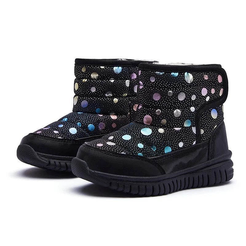 Cute Dots Design Kids Anti-skid Snow Boots childrensterritory