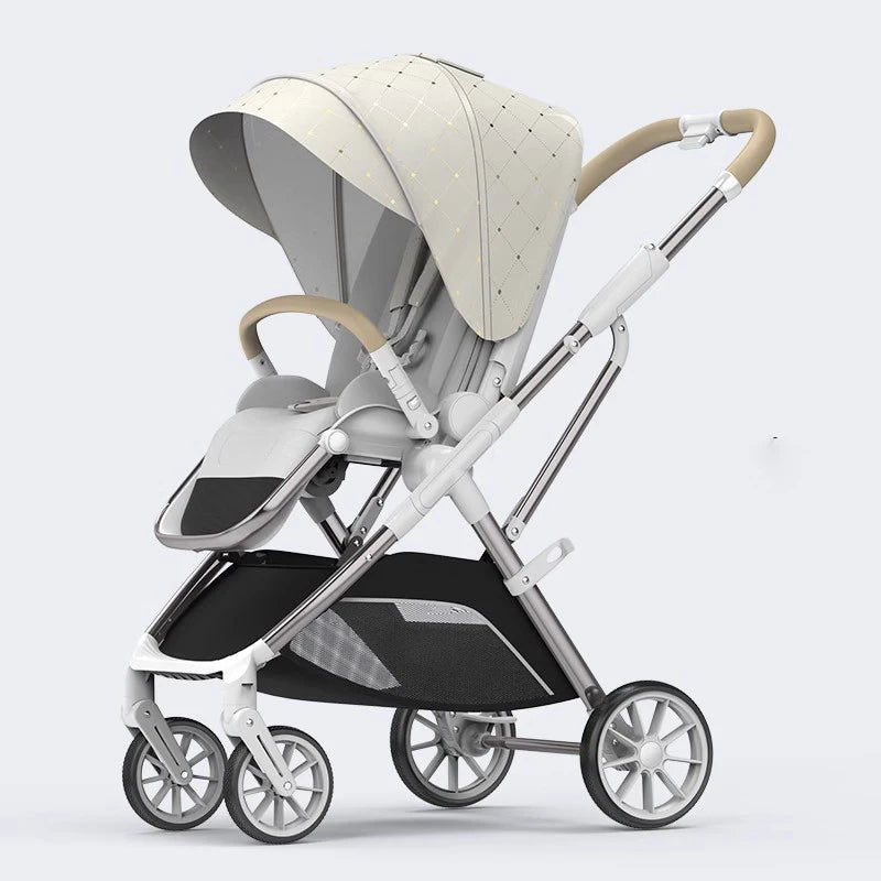 Luxury Portable High-View Baby Stroller