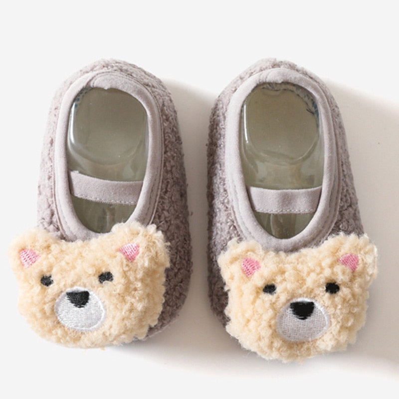 Baby Boys Girls Warm Anti-slip Floor Socks First Walker childrensterritory