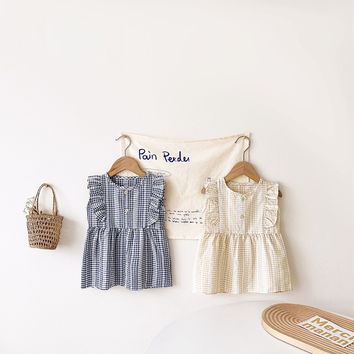 Korean Style Baby Girls Sleeveless Princess Dresses childrensterritory