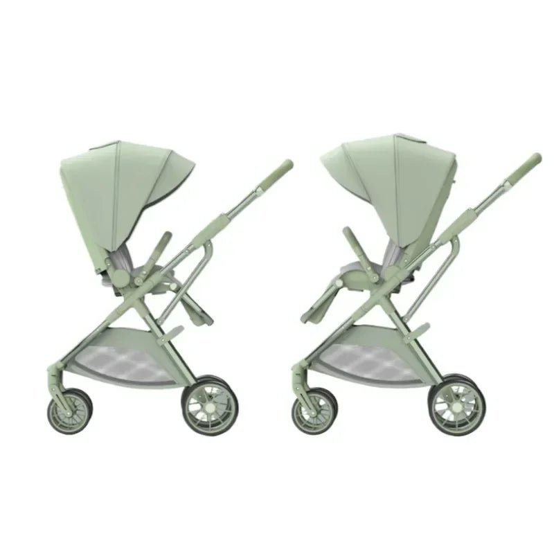 Four-wheeled High-view Portable Baby Stroller childrensterritory