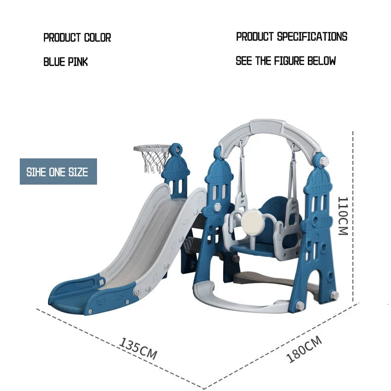 Baby/Kid Plastic Slide And Swing Indoor/Outdoor Toys childrensterritory