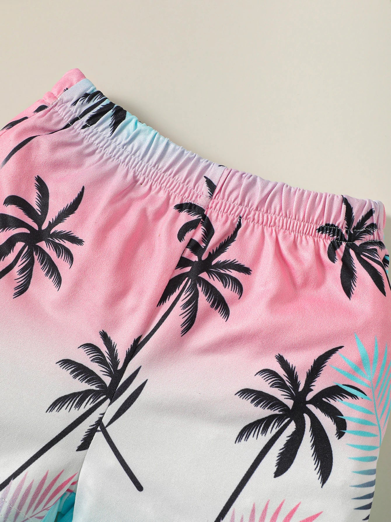 Baby Boys Coconut Tree Printed Vacation Style Clothing Set childrensterritory