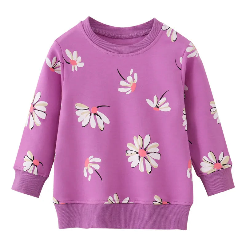 Animals and Flowers Print Kids Girls Clothing Sets childrensterritory