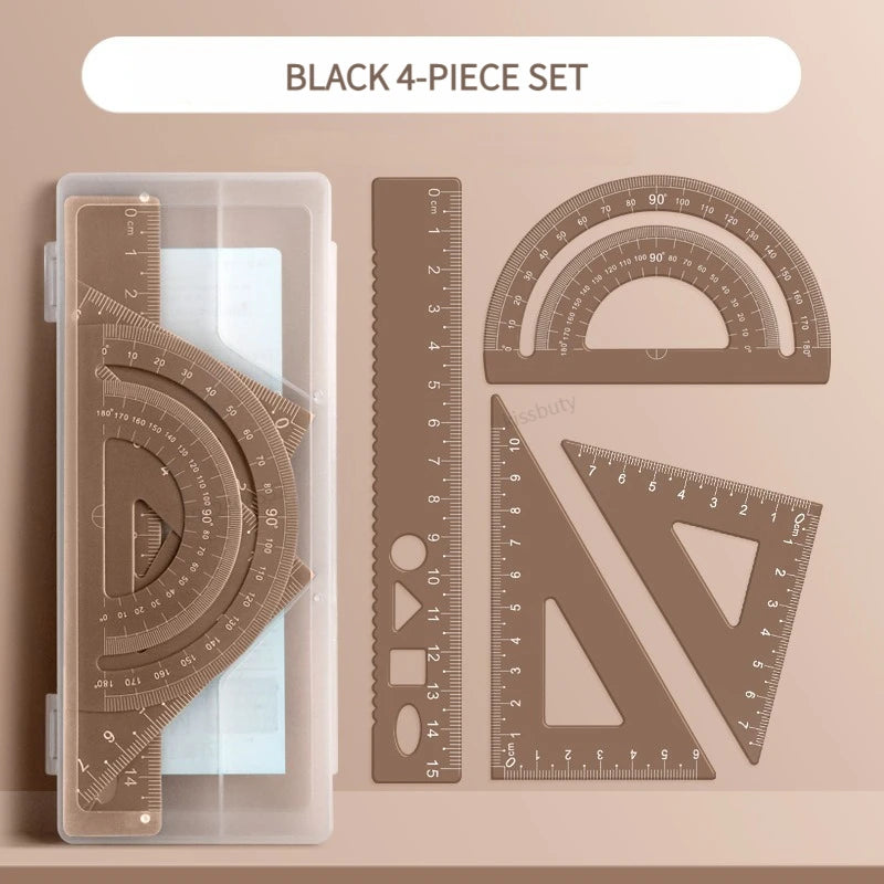 4 In 1 Aluminum Alloy Multifunctional Stationery Set childrensterritory