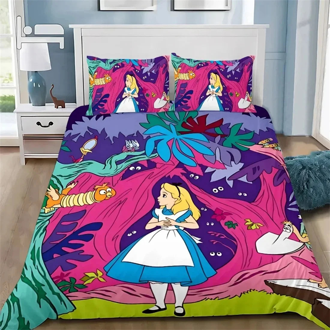Kids Room Soft Cartoon Design Bedding Set