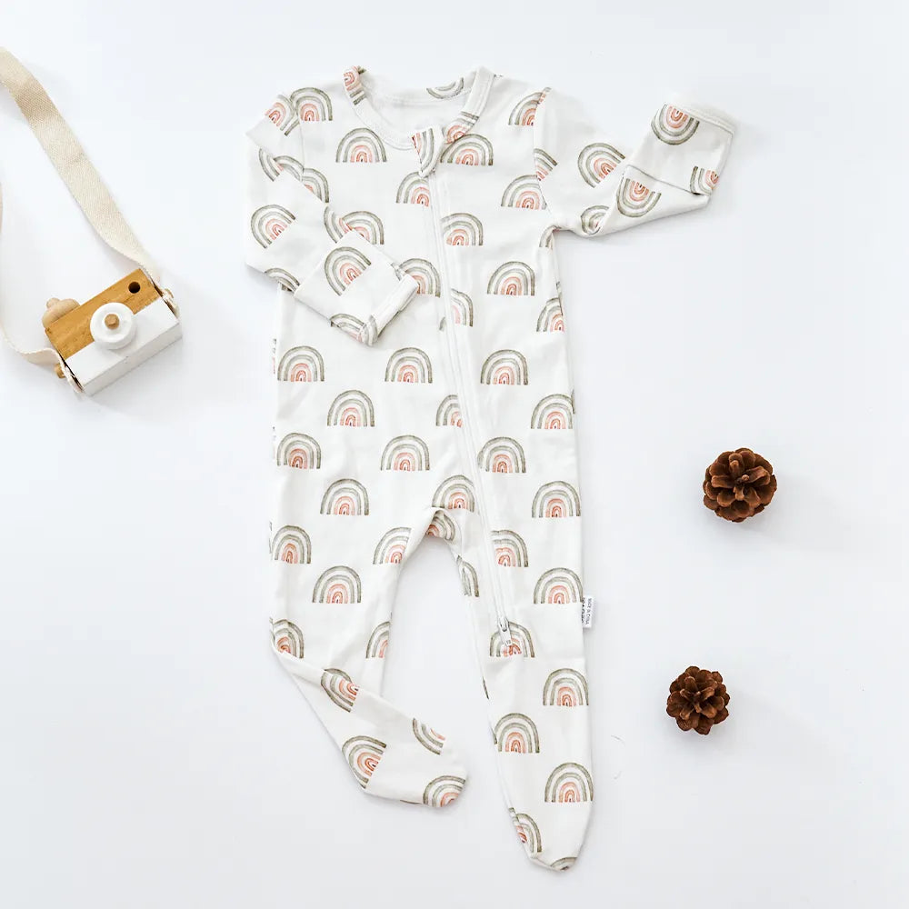 Newborn Nordic Pattern Bamboo Cotton Romper childrensterritory