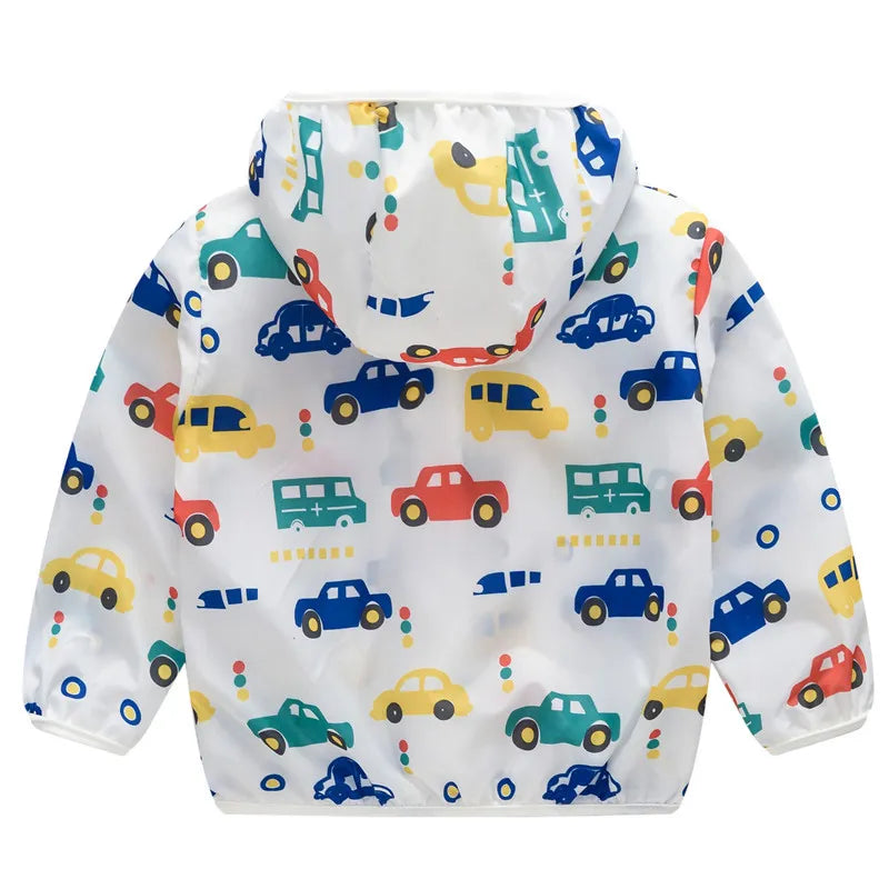 Toddler Girl Boy Hooded Sunscreen Outwear/Jacket childrensterritory