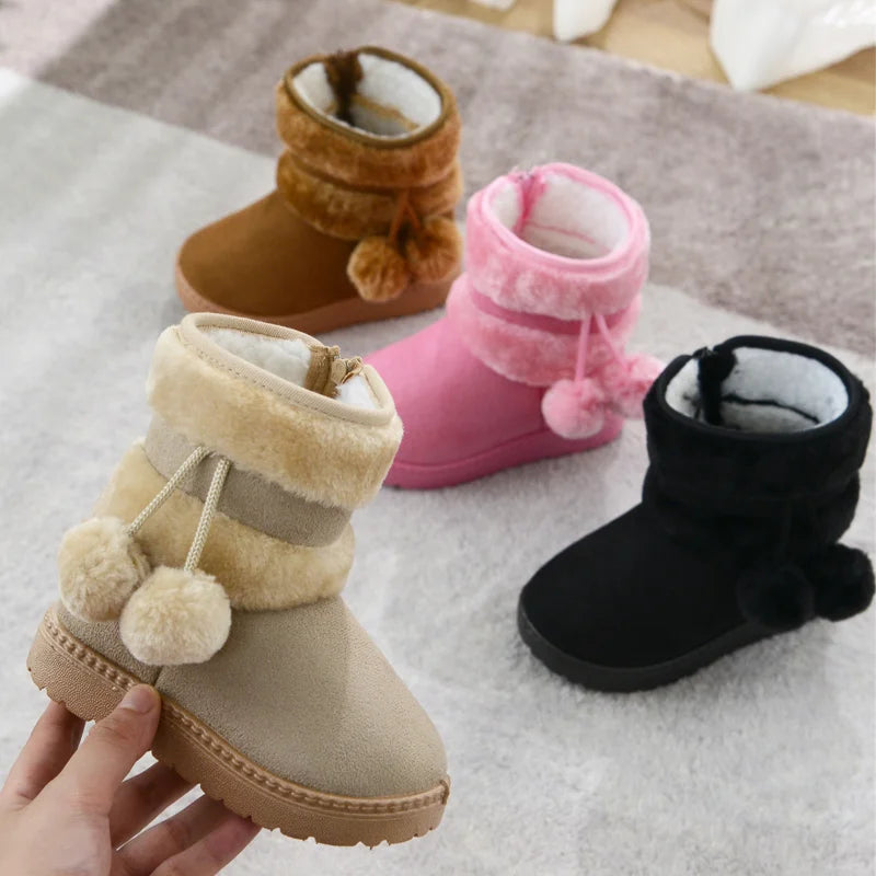 Infant Warm Cozy Fleece Snow Boots