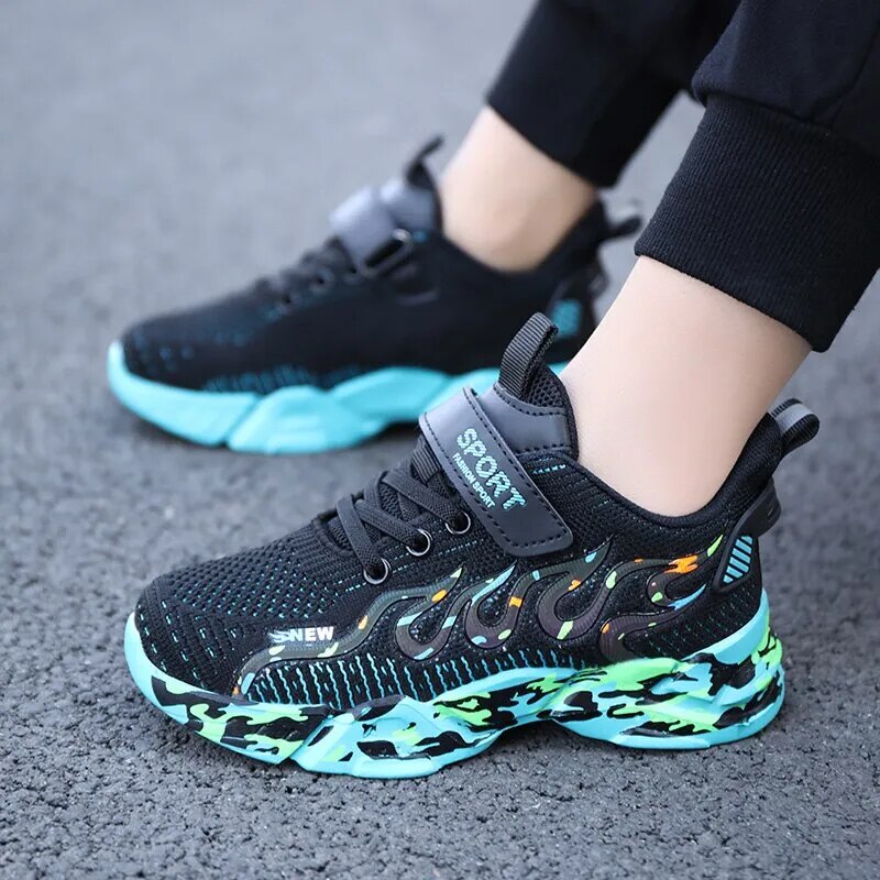 Non-slip Lightweight Kids Boys Sports Shoes childrensterritory