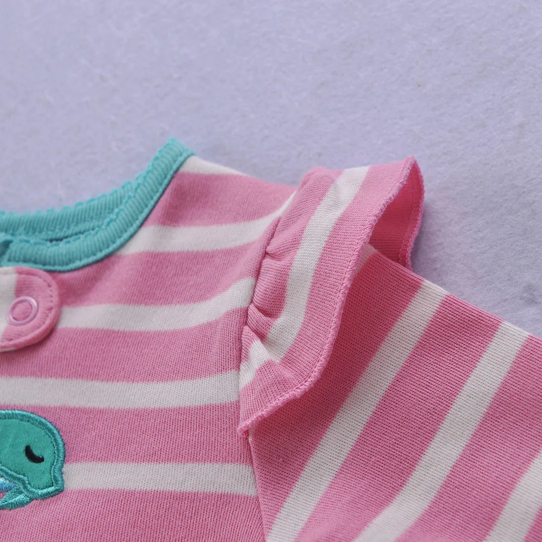 Newborn One-Piece Cotton Rompers with Zipper for All Seasons childrensterritory