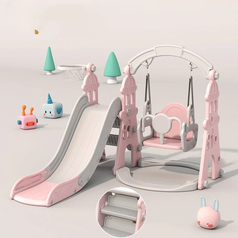 Baby/Kid Plastic Slide And Swing Indoor/Outdoor Toys childrensterritory