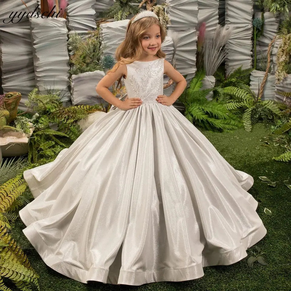 Kids Girls Luxury Wedding/Party Princess Dress