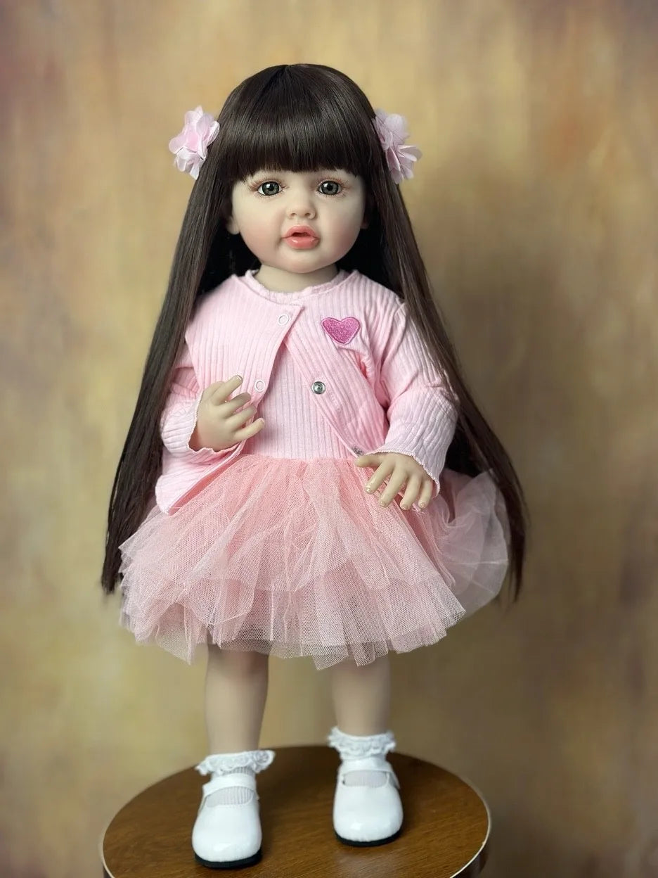 Soft Silicone Lifelike Girl Doll Birthday Gift childrensterritory