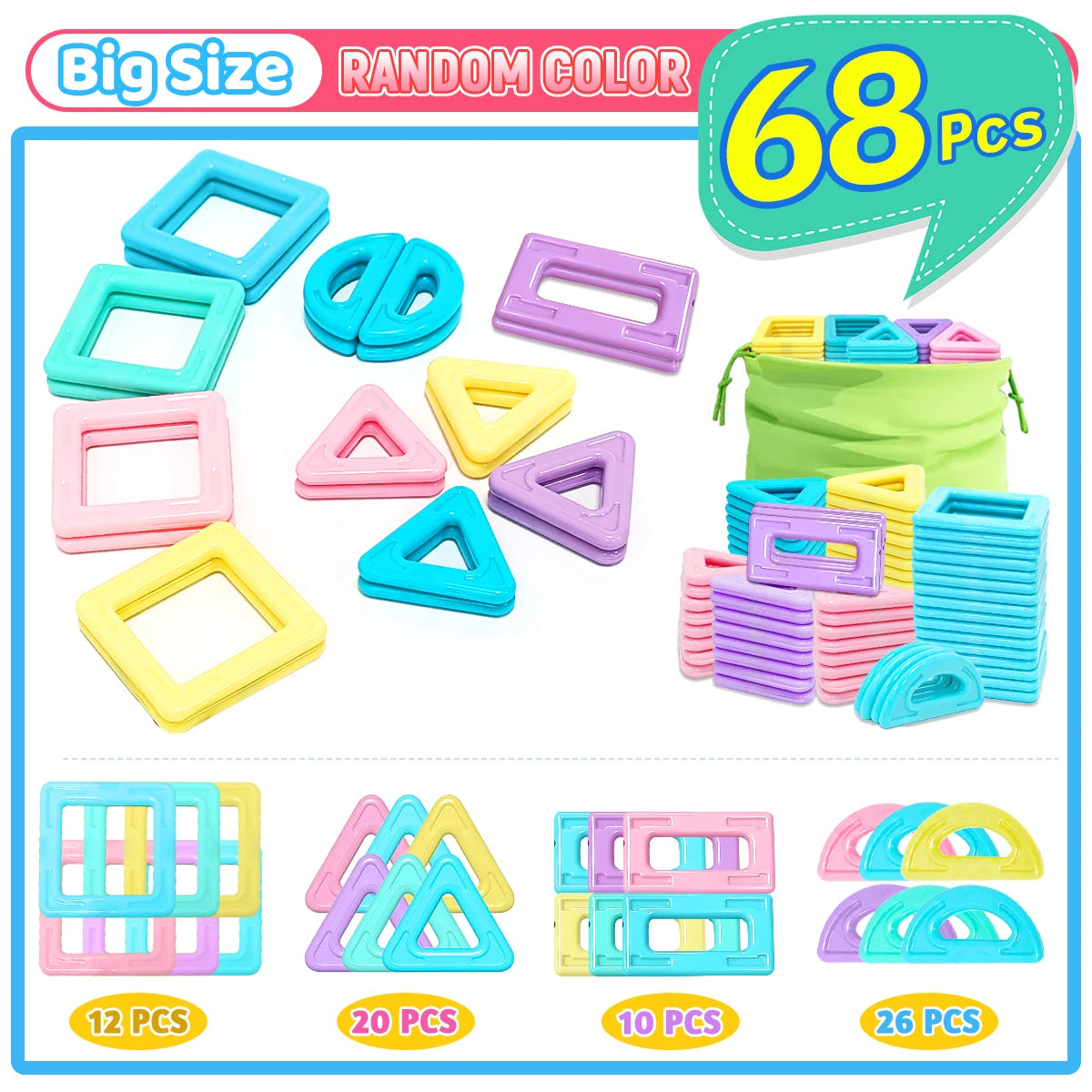 Magnetic Building Blocks/Toys for Kids
