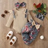 Baby Girl Printed 3 Pieces Outfits New Born Clothes Set childrensterritory