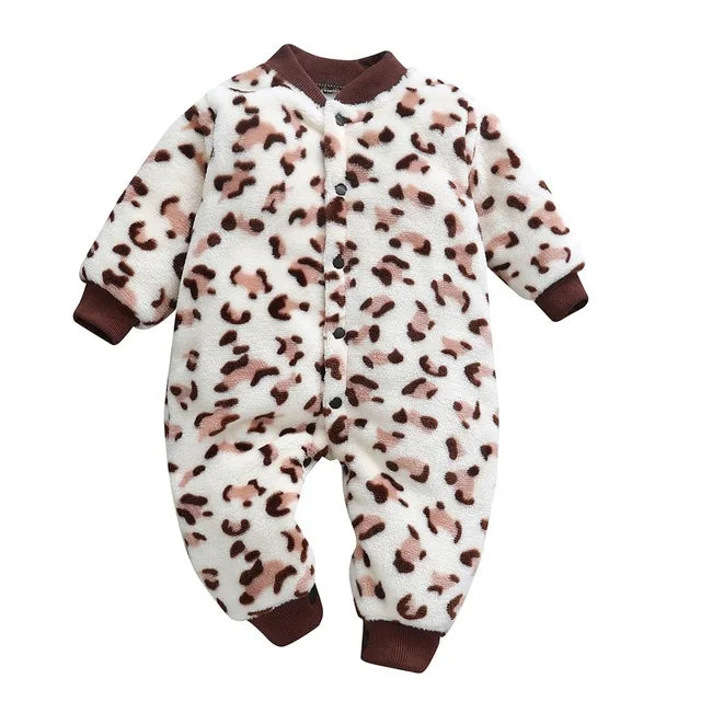 Baby Kids Cartoon Design Winter Bodysuits childrensterritory