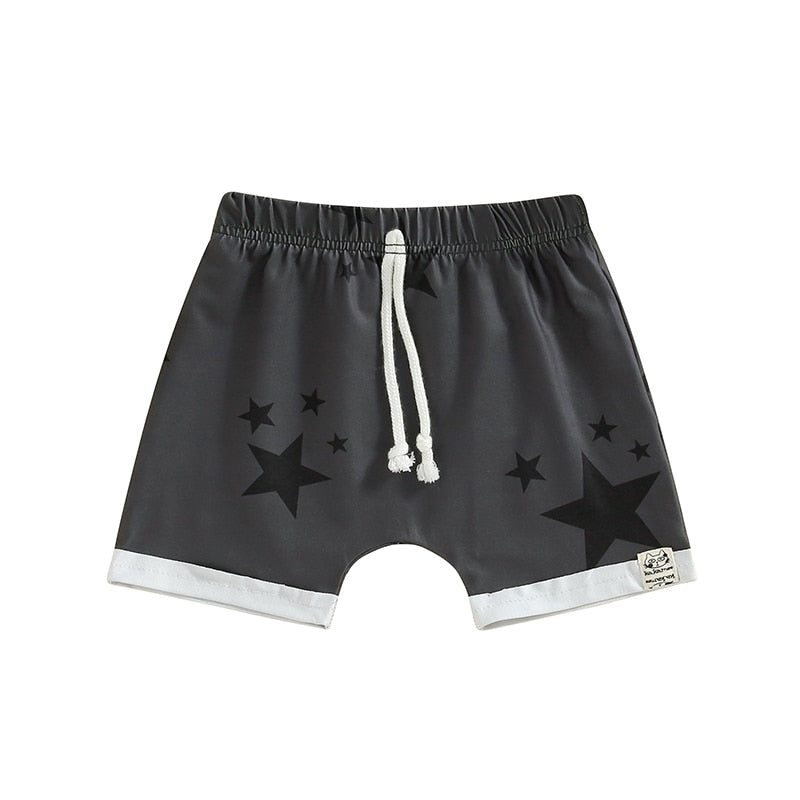 Baby Boy Elastic Waist Striped Summer Shorts childrensterritory