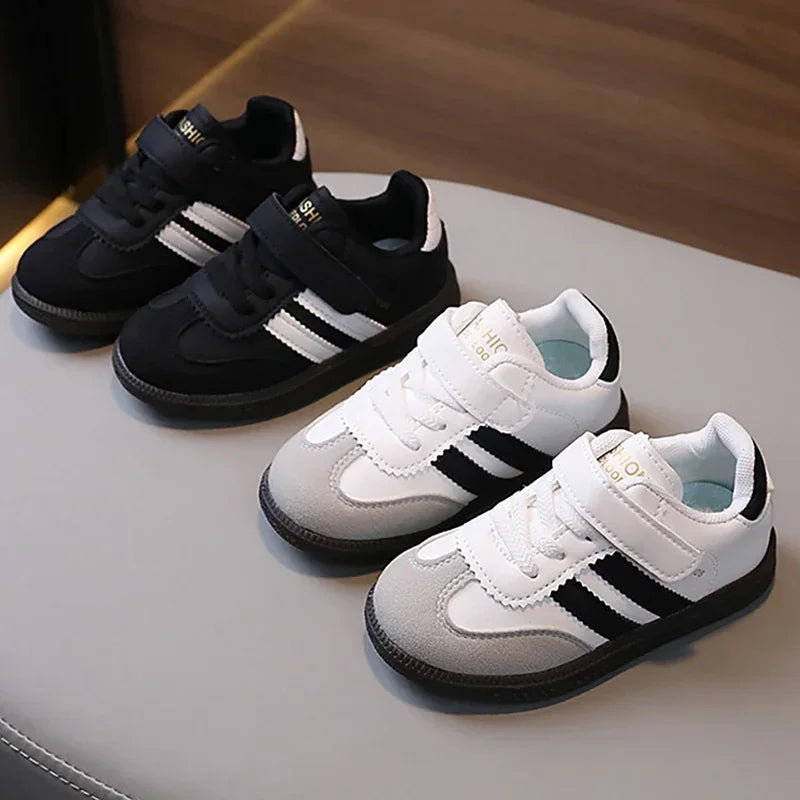 Soft Soled PU Leather Sport Shoes For Kids Boy&