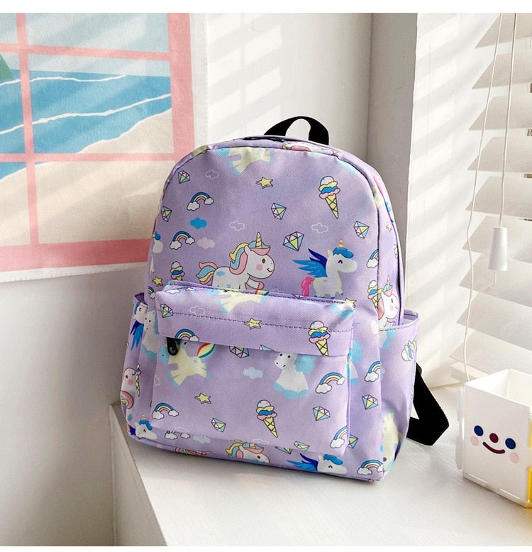 Personalized Embroidered Kids Cartoon Travel Backpack Daypack childrensterritory