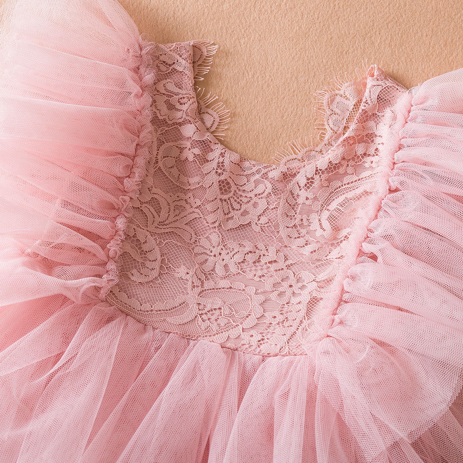 Baby Girl Ruffle Lace Tutu Princess Dress for Wedding and Birthday childrensterritory