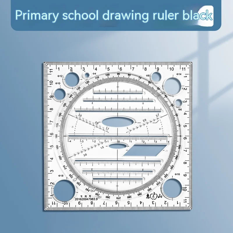 Multifunctional Rotatable Spirograph Ruler Stationery Set childrensterritory