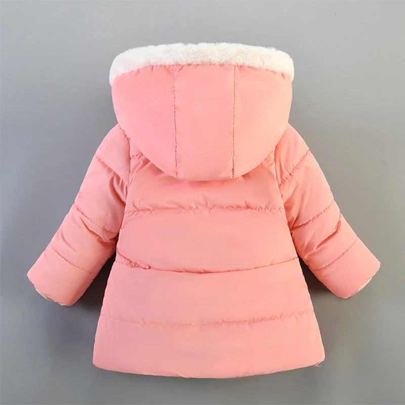 Kids Girls Warm Hooded Winter Jacket/Coat