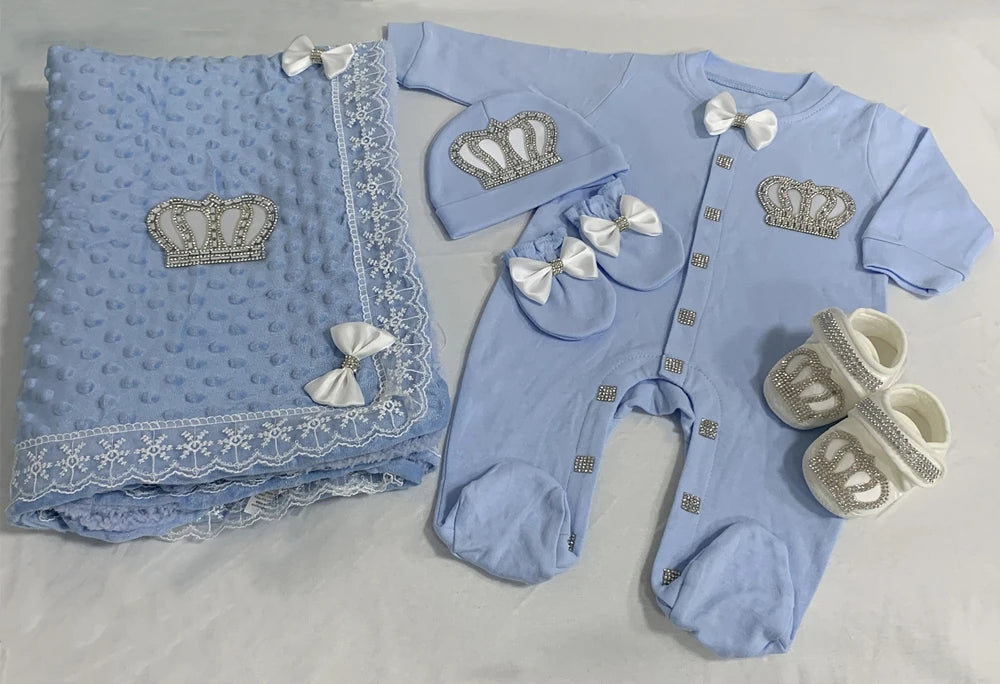 Designer Newborn Baby Cotton Clothing Set in One Pack childrensterritory