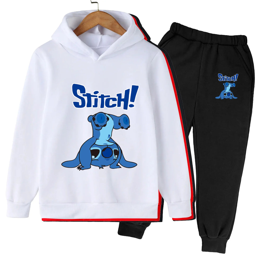 Long-Sleeved Cartoon Print Winter Tracksuit For Kids childrensterritory